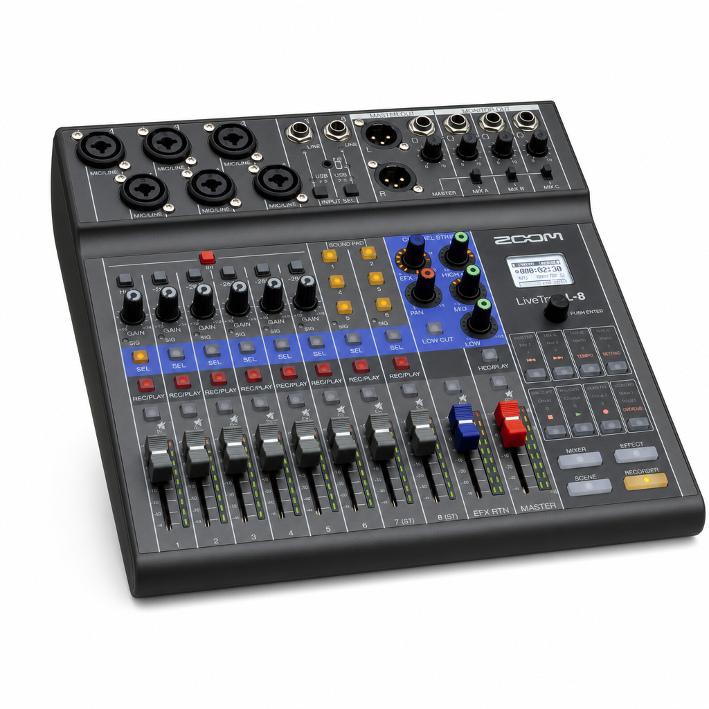 Zoom LiveTrak L-8