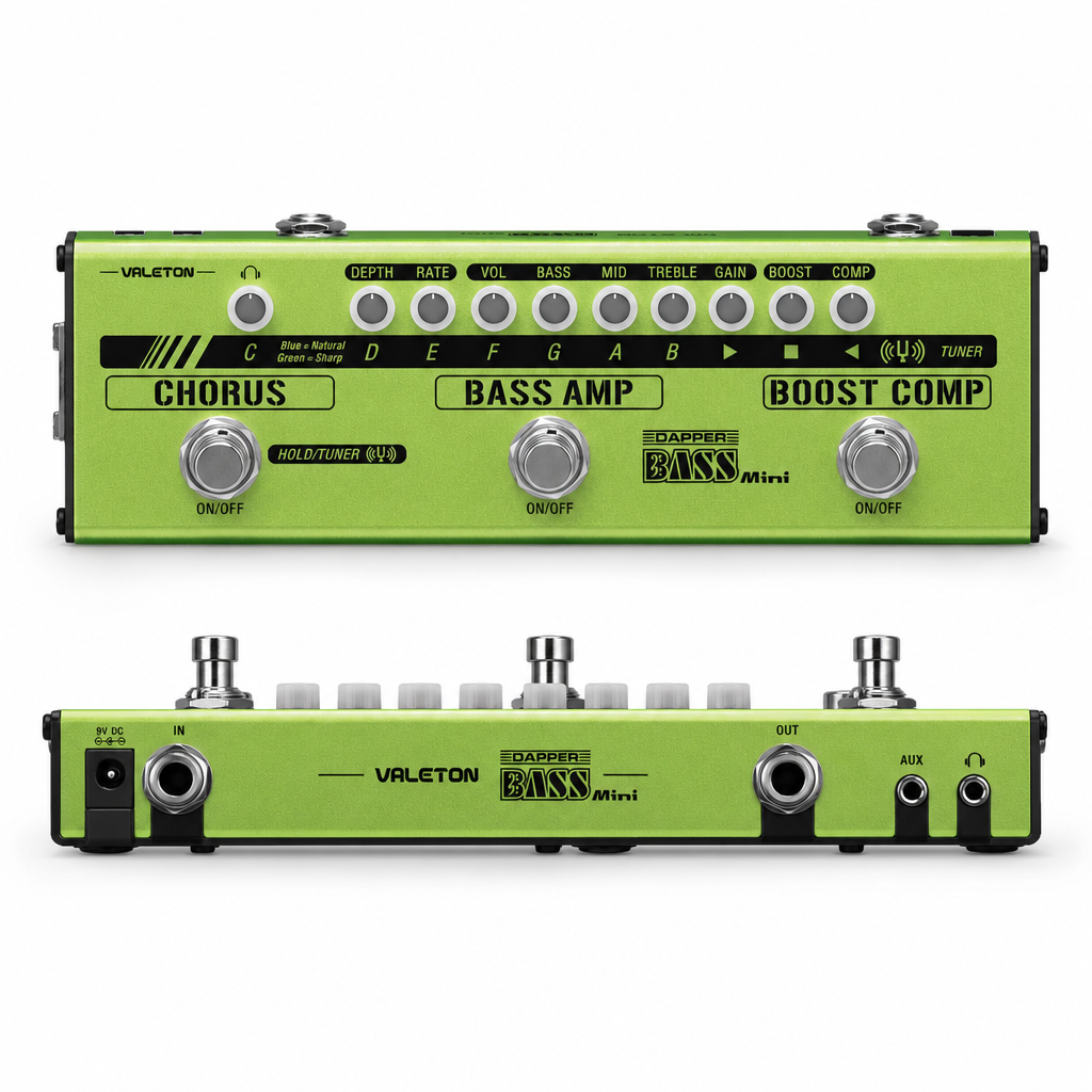 Valeton Dapper Bass Mini 베이스 멀티이펙터 (MES-2)
