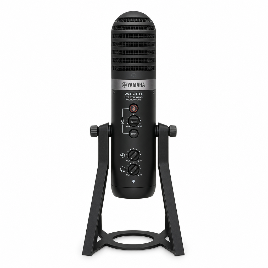 Yamaha AG01 라이브 스트리밍 USB 마이크 (Black)