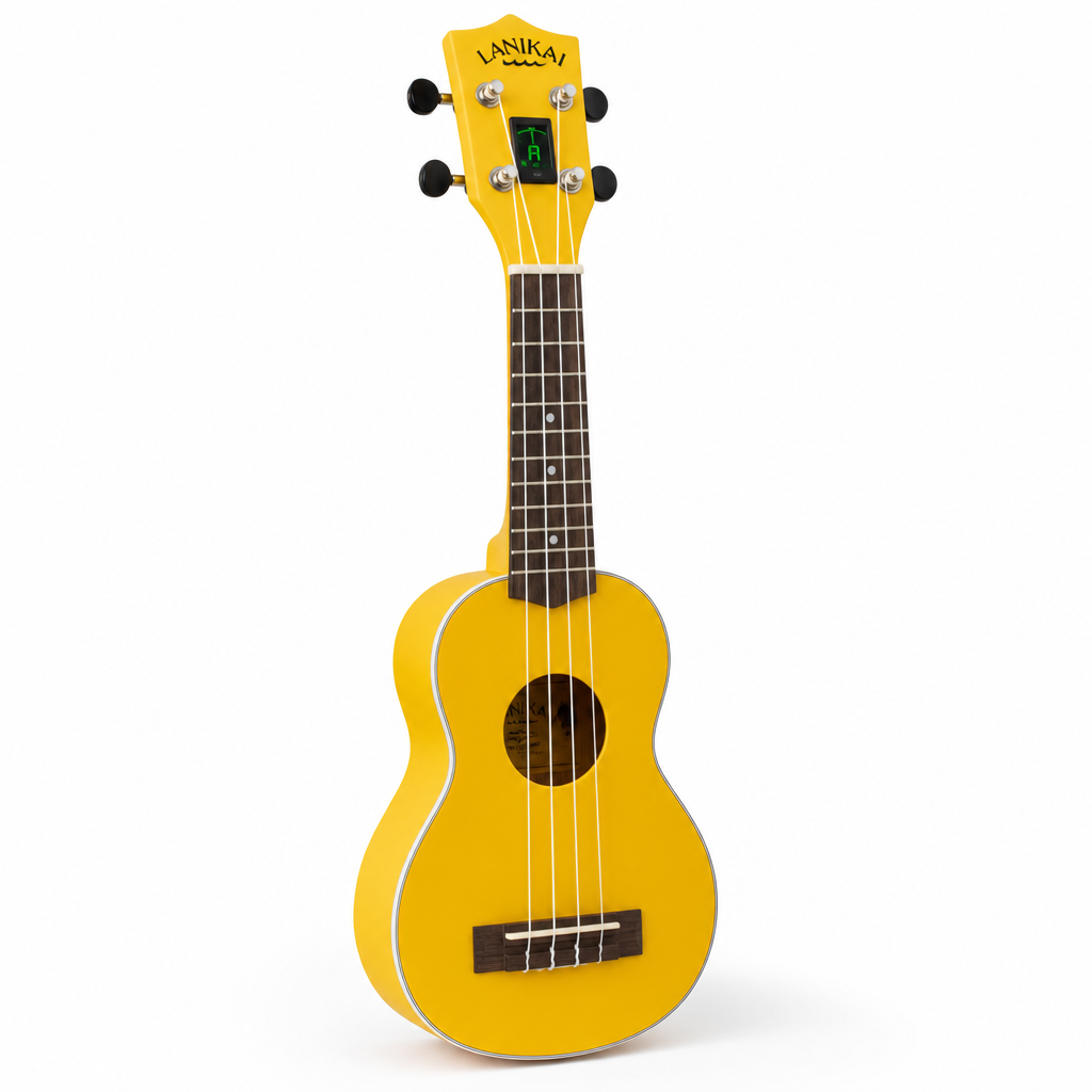 Lanikai Kohala Tiki 튜너내장 콘서트 우쿨렐레 (Yellow)