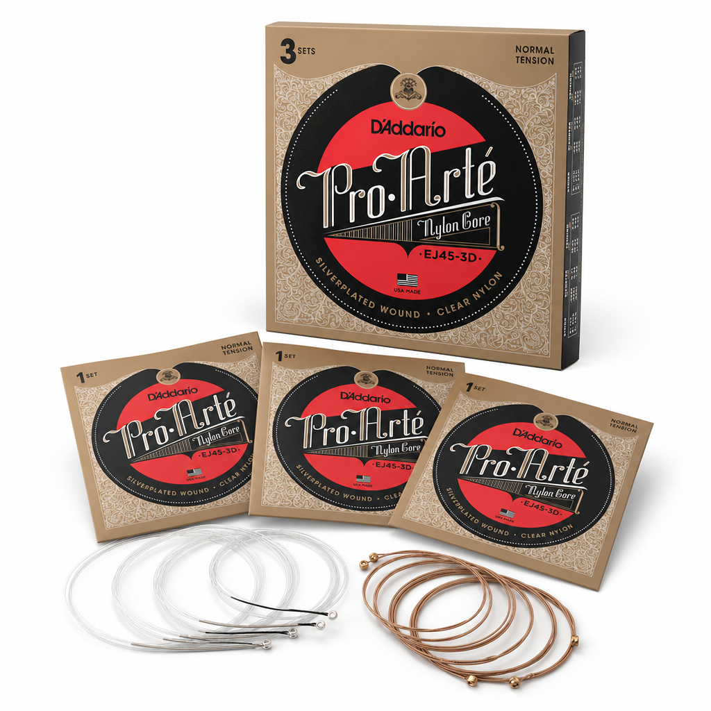 D'Addario Pro Arte Nylon 클래식기타 스트링 Normal Tension EJ45-3D