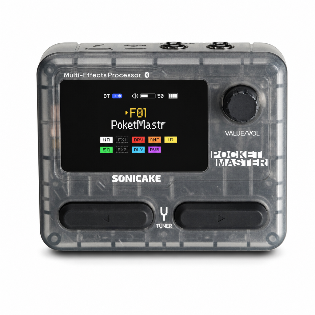 Sonicake Pocket Master 멀티이펙터 Trans Black (QME-10TBK)