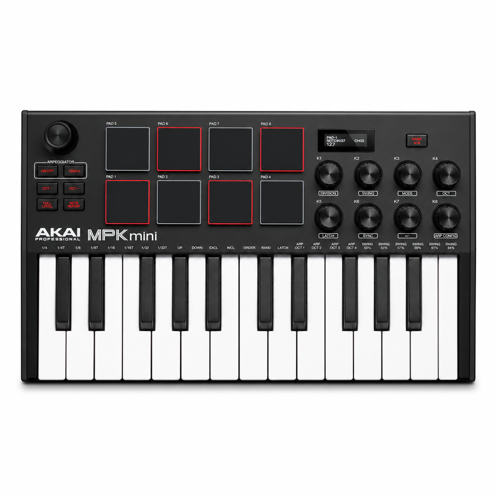 AKAI MPK mini MK3 / 아카이 마스터키보드 & 미디 컨트롤러 (Black)