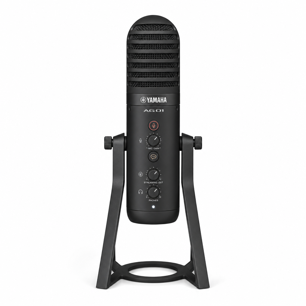Yamaha AG01 라이브 스트리밍 USB 마이크 (Black)