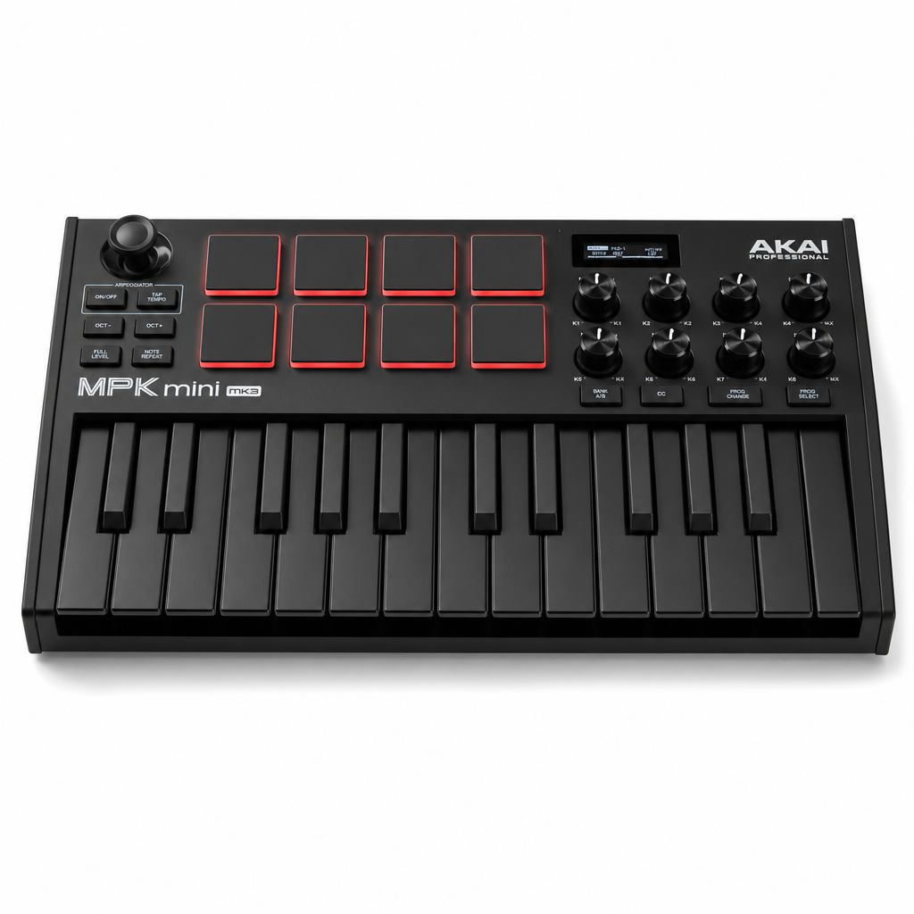 AKAI MPK mini MK3 마스터키보드 & 미디 컨트롤러 (Black)