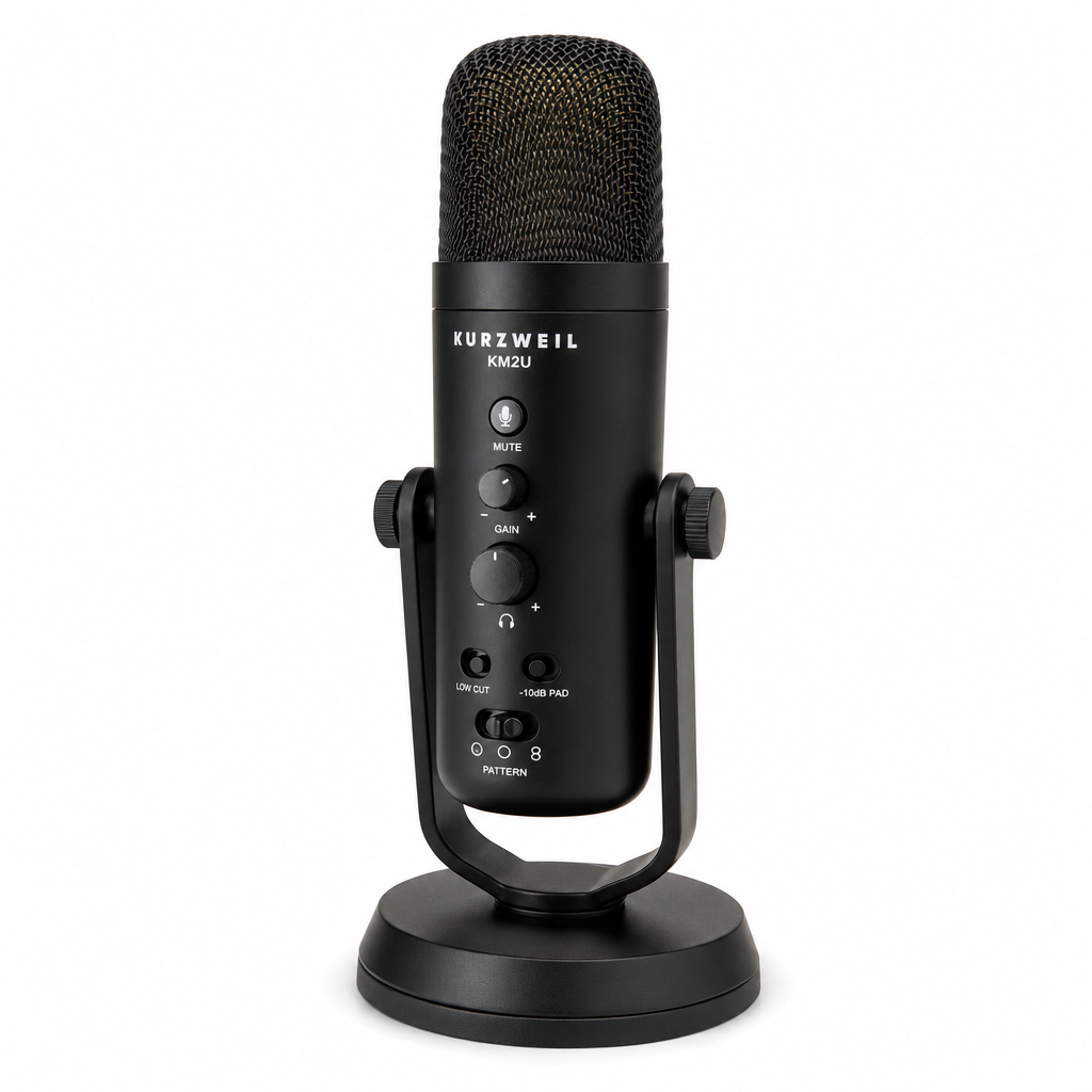 Kurzweil KM2U USB 콘덴서마이크 (블랙)