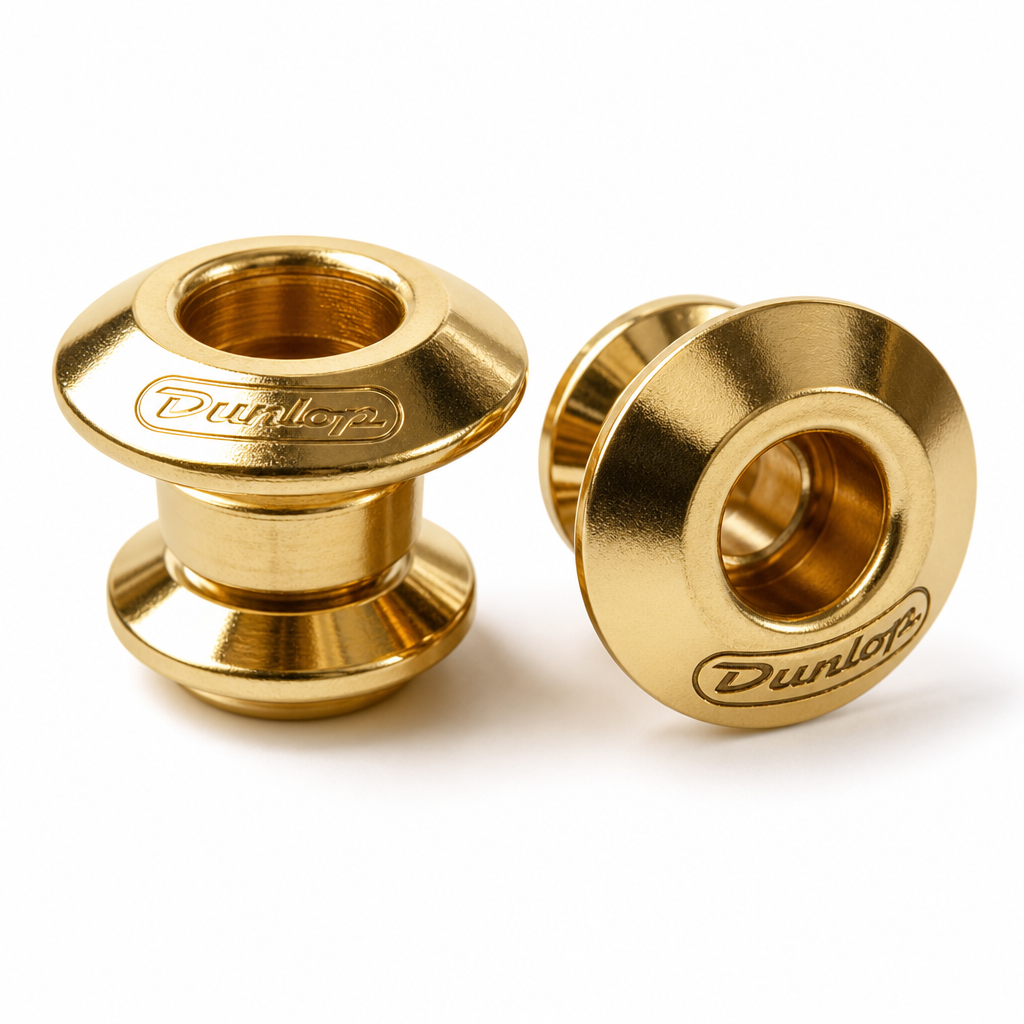 Dunlop STRAPLOK® Dual Design Strap Button / 던롭 스트랩락 전용 핀 Gold