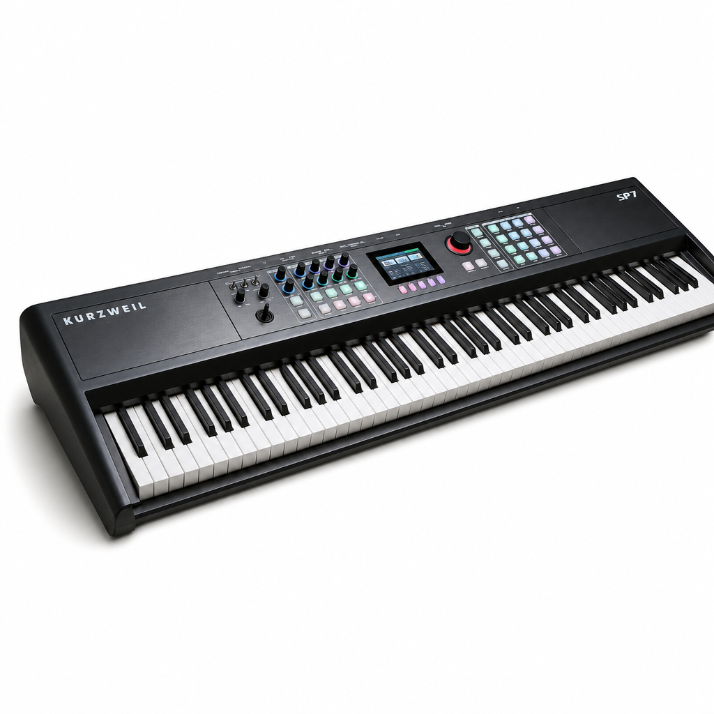 Kurzweil SP7 스테이지 피아노 & 신디사이저 (Black)