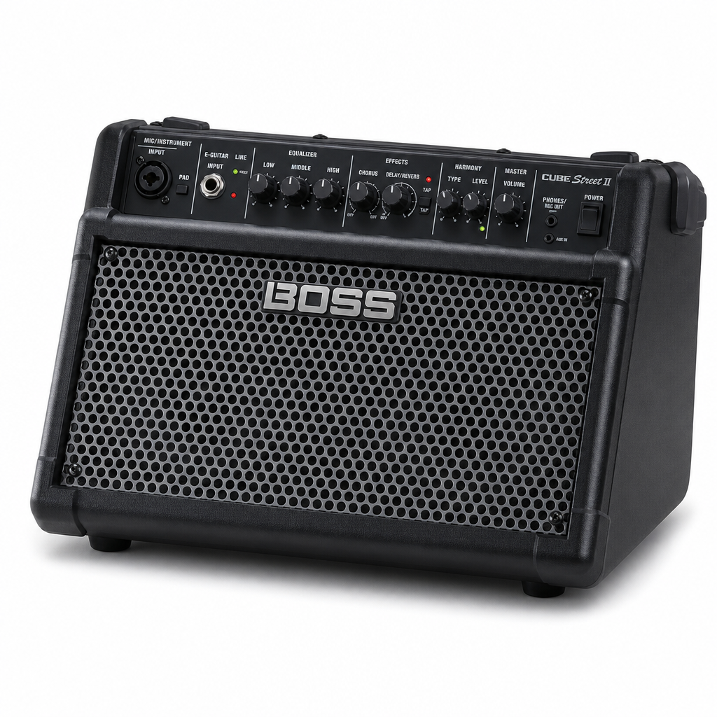 Boss Cube Street II 큐브 스트릿2 휴대용 멀티 앰프 (Black)