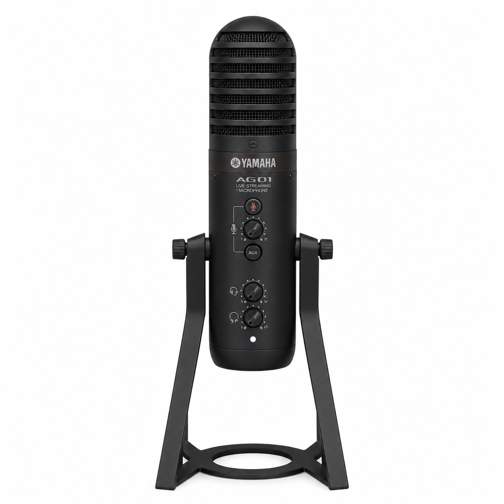 Yamaha AG01 라이브 스트리밍 USB 마이크 (Black)