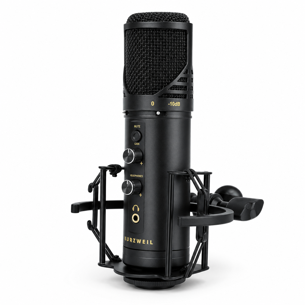 Kurzweil KM2U USB 콘덴서마이크 (블랙)