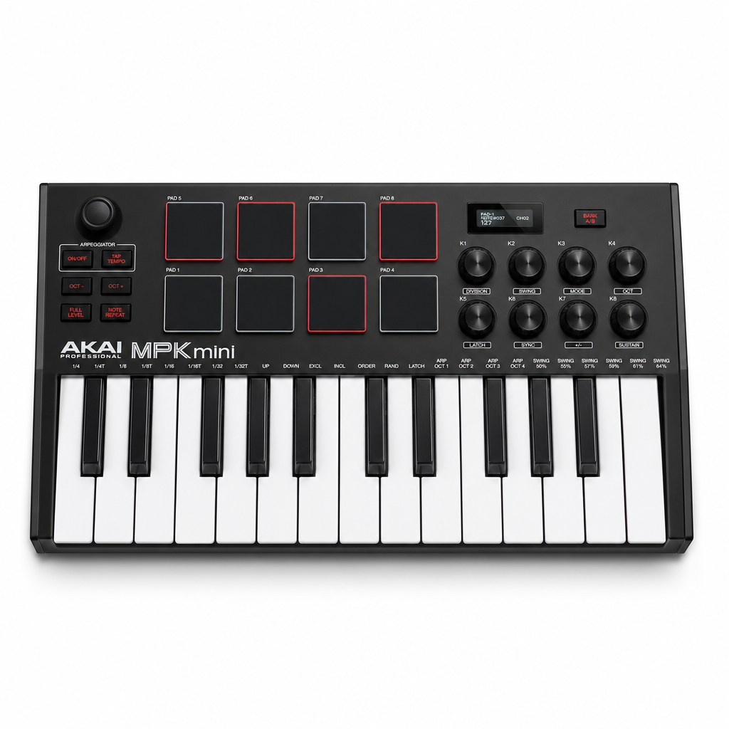 AKAI MPK mini MK3 마스터키보드 & 미디 컨트롤러 (Black)