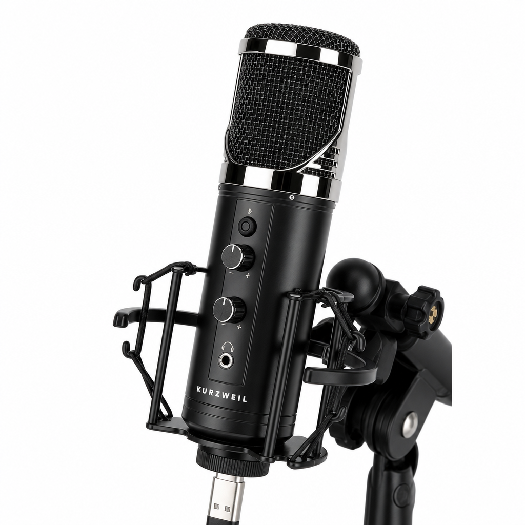 Kurzweil KM2U USB 콘덴서마이크 (블랙)