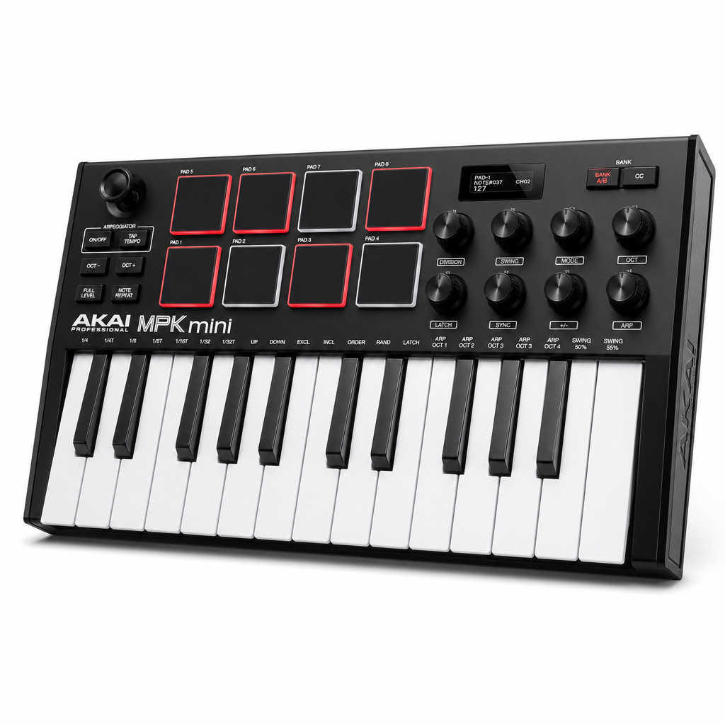 AKAI MPK mini MK3 마스터키보드 & 미디 컨트롤러 (Black)