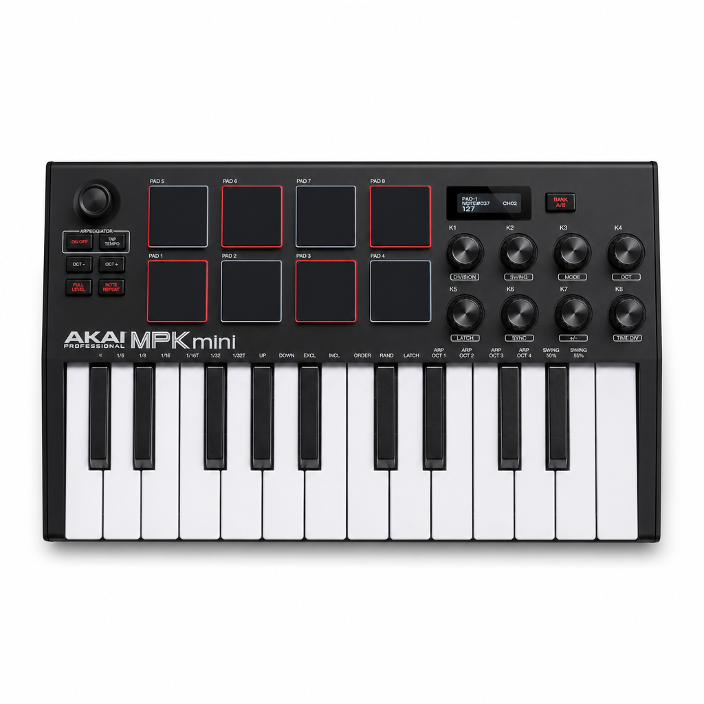 AKAI MPK mini MK3 / 아카이 마스터키보드 & 미디 컨트롤러 (Black)