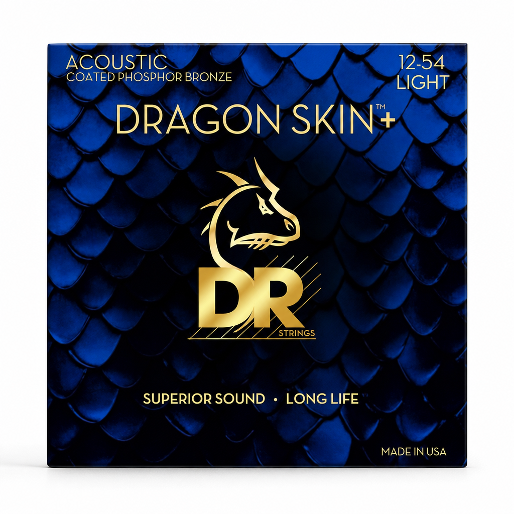 DR Dragon Skin Plus Phosphor Bronze 통기타 코팅 스트링 012-054 (DAP-12)