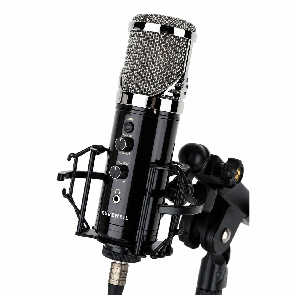 Kurzweil KM2U USB 콘덴서마이크 (블랙)
