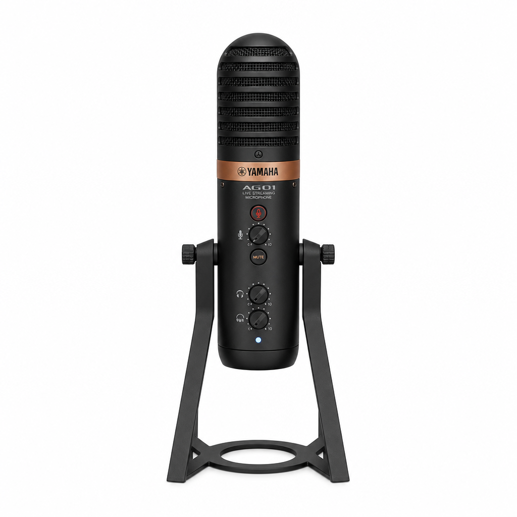 Yamaha AG01 라이브 스트리밍 USB 마이크 (Black)