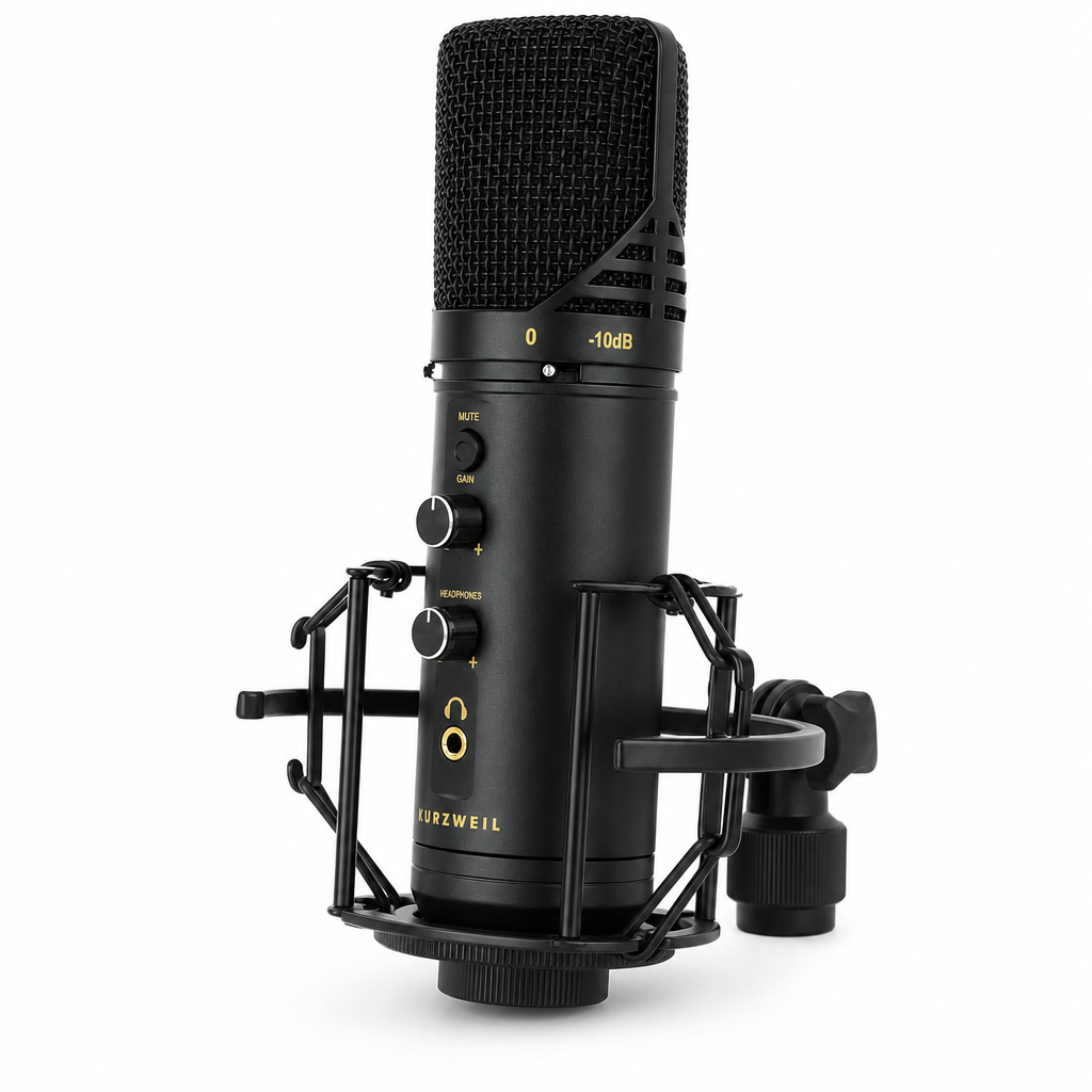 Kurzweil KM2U USB 콘덴서마이크 (블랙)