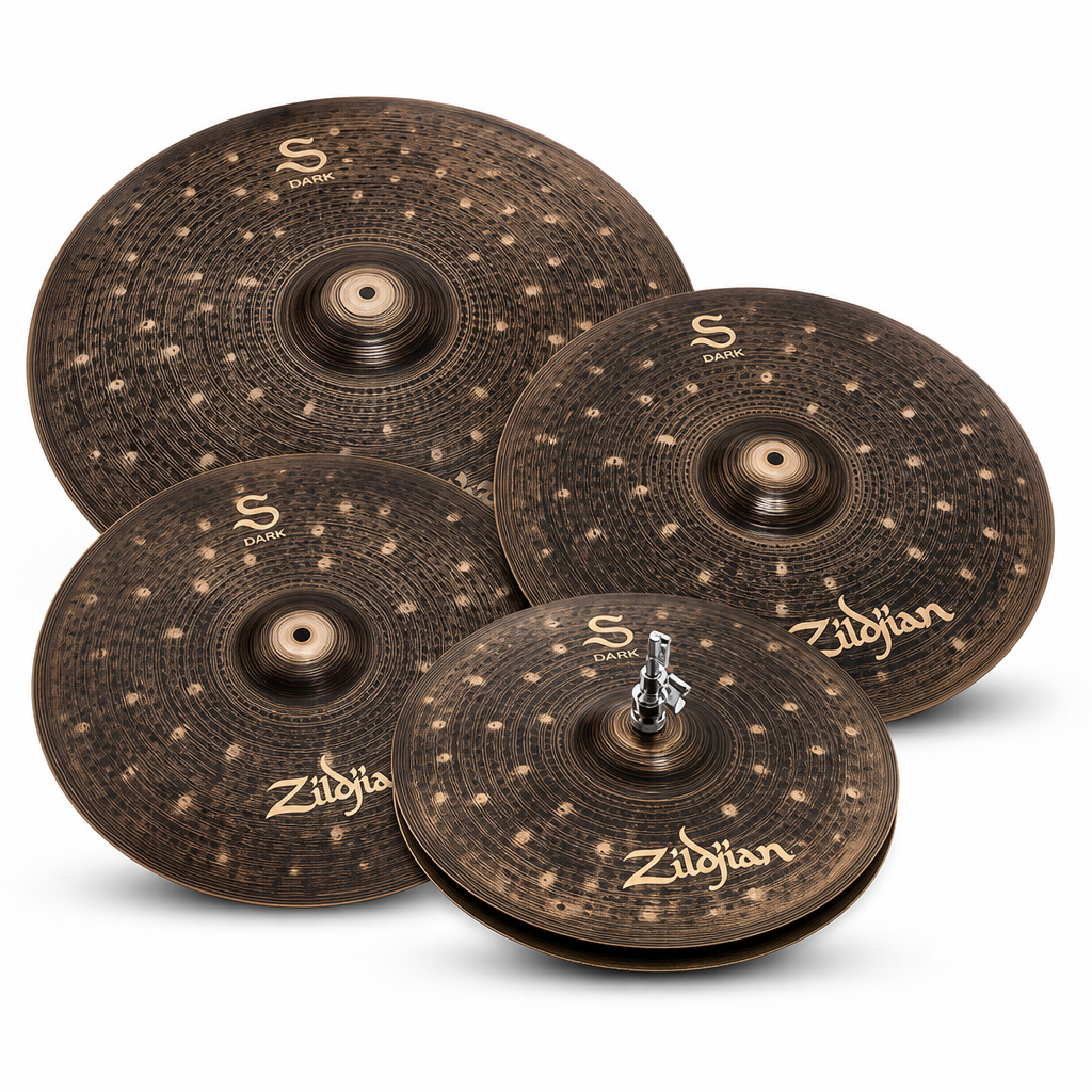 Zildjian S Dark 심벌 세트 SD4680 (14H, 16C, 18C, 20R)